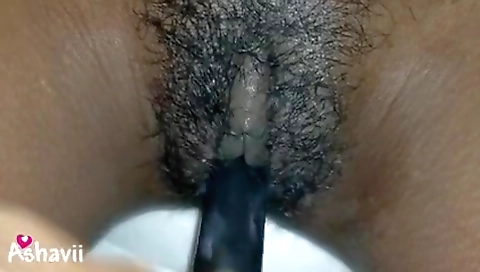කලු පයියකින් සැපක් ගත්තා ජූස් යනකම් Get Amazing Fun With A Black Dildo Till Coming Juice