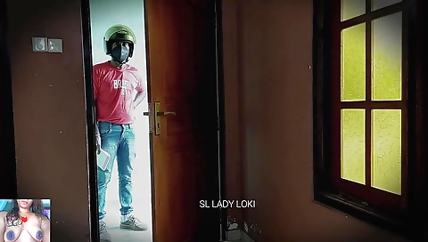 Milf Prank Without Bra With A Delivery Guy