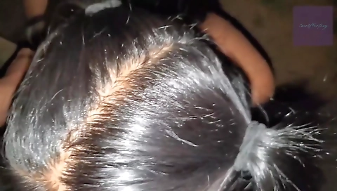 Latina Babe Sweet Blowjob, Until I Cumshot On Her Natural Tits