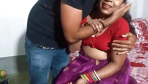 On Roseday Propose Roshni Bhabhi Then Rough Fuck In Every Position Till Creampie