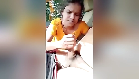 Desi Paid Randi Blowjob