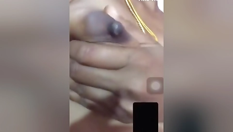 Today Exclusive- Famous Tamil Girl Maya Showing Her Boobs And Pussy On Video Call 1
