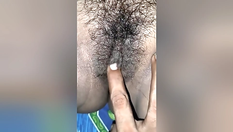 Fingering My Girlfriend Til Orgasms In The Bed