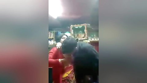 Sexy Boudi Romance And Give Blowjob