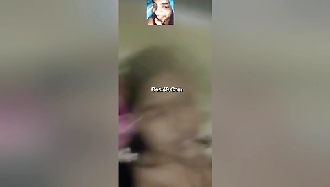 Cute Desi Girl Showing Her Boobs To Lover On Video Call