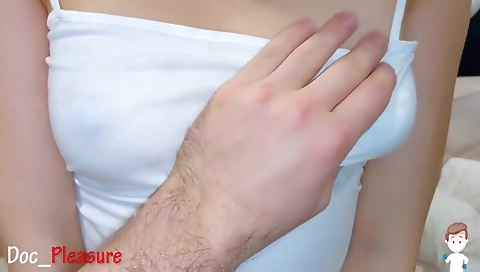 Stepbro Fucks Nauhgty Stepsister Friend Wearing Sexy Uniform !!