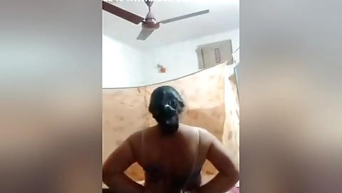 Desi Horny Bhabhi Striptease Show Video