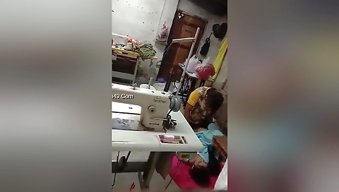 Today Exclusive- Lover Fucking In Trailer Shop