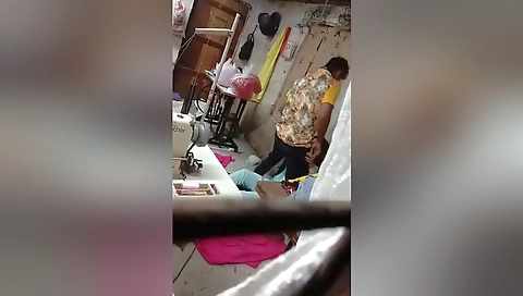 Today Exclusive- Lover Fucking In Trailer Shop