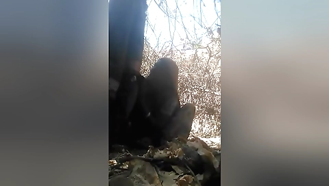 Desi Cpl Outdoor Blowjob And Fucked