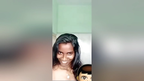 Mallu Girl Shows Boobs To Lover On Vc 4