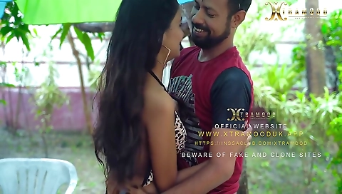 Desi Girl Sudipa With Her Boyfreind In Garden, Rain & Fucking In Nature, Full Outdoor