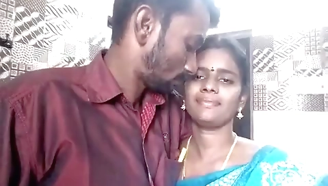 Tamil Couple Kissing