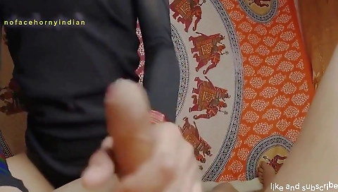 Indian Girl Making Client Cum