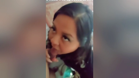 Latina Bbw Step mom Giving Me Blowjob On Sunday Afternoon