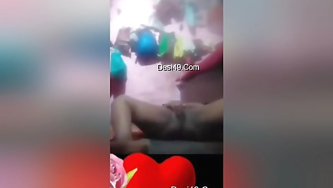 Horny Desi Bhabhi Shows Her Boobs And Masturbating 2