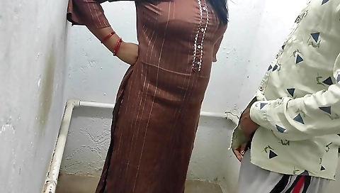 Bhabhi Caught Devar Masturbating Secretly Watching Her In Bathroom Pissing Then She Fucked Hard