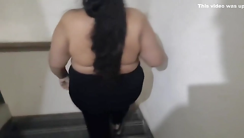 Indian Horny Wife Naked In The Building
