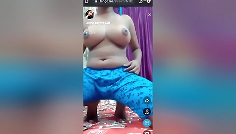 Today Exclusive- Sexy Desi Girl Tatto Lover Girl Private Tango Show 1