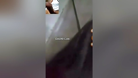 Today Exclusive- Cute Desi Girl Showing Her Boobs On Video Call