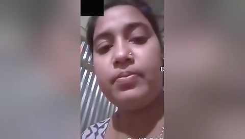 Today Exclusive- Bengali Girl Showing Her Boobs And Pussy On Video Call 13