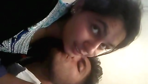 Cute Indian Lover Kissing