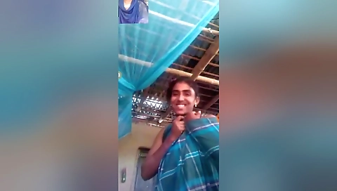 Today Exclusive- Cute Village Girl Showing Her Boobs