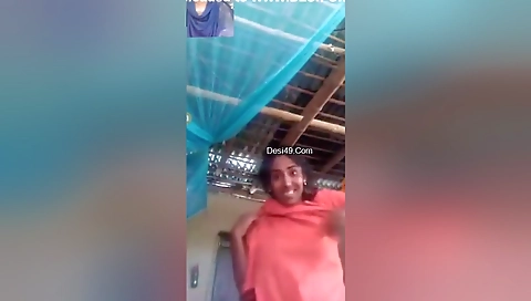 Today Exclusive- Cute Village Girl Showing Her Boobs