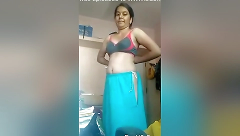 Today Exclusive- Sexy Telugu Girl Changing Her Cloths
