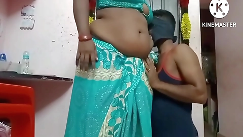 Very Hot Tamil Wife Navel Sex 4