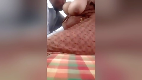 Today Exclusive- Bhabhi Boob Sucking By Dewar