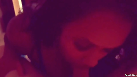 Today Exclusive- Horny Nri Girl Showing Her Big Boobs And Blowjob 4