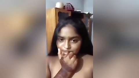 Today Exclusive -cute Bangla Girl Shows Her Boobs