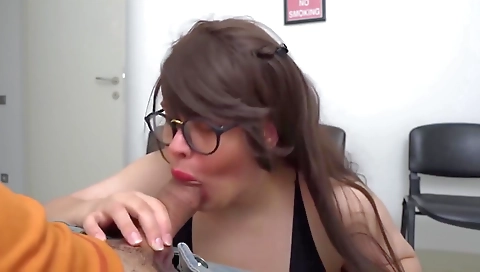 Must See The Reaction! Caught Me Jerking Off In Public Waiting Room