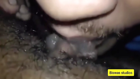 Indian Hairy Pussy Licking
