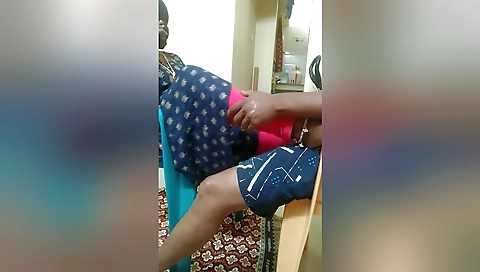 Indian Aunty Cheating Husband Step brother