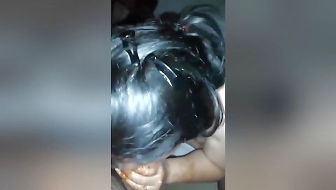 Today Exclusive-desi Wife Blowjob Till Hubby Not Cum