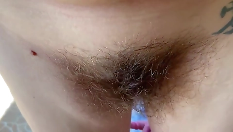 Natural Extremely Hairy Pussy
