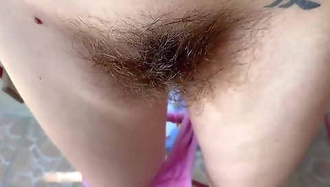 Natural Extremely Hairy Pussy