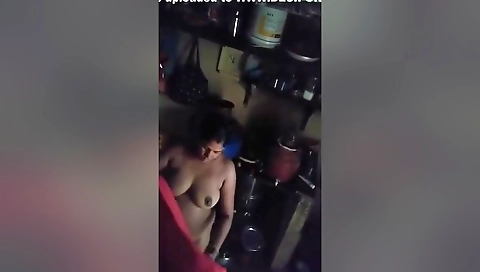 Today Exclusive- Desi Bhabhi Bathing And Wearing Cloths 7