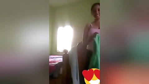 Today Exclusive- Desi Girl Showing Her Boobs On Video Call 2