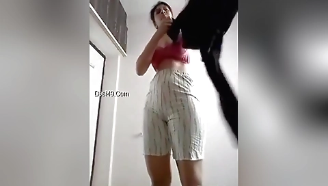 Cute Girl Record Her Boobs Video For Lover