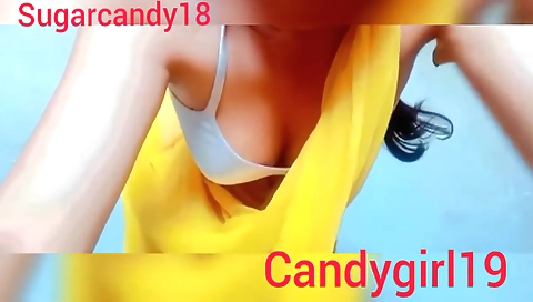 Hot Candy - In Saree Naughty Talks Loda Pagal Hojaiga