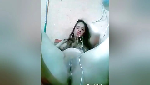 Today Exclusive- Horny Desi Masturbating With Dildo