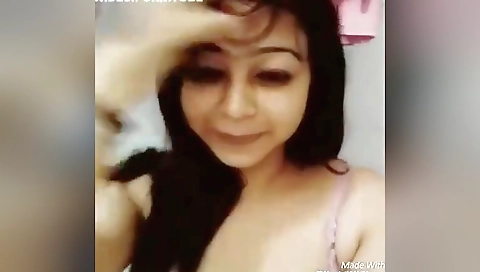 Today Exclusive- Cute Aasam Girl Showing Her Boobs 3