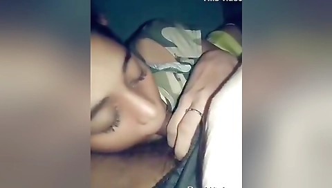 Today Exclusive- Cute Lankna Girl Blowjob 2