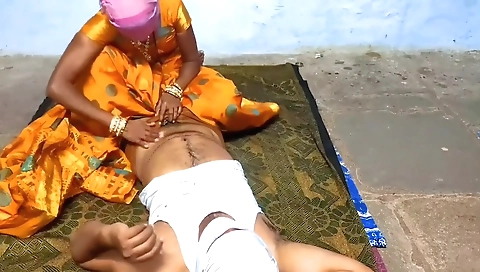 Desi Indian Wife In Yellow Saree Cowgirl Sex