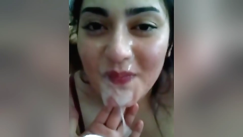 Indian Desi Bhabhi Beautiful Dever Cum In Facial Hot Fever Affairs Stepdesifamilyy With Renu