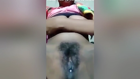 Hairy Pussy Village Girl Fingering On Cam