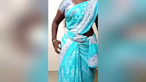 Indian Aunty Dirty Talk With Tamil Audio